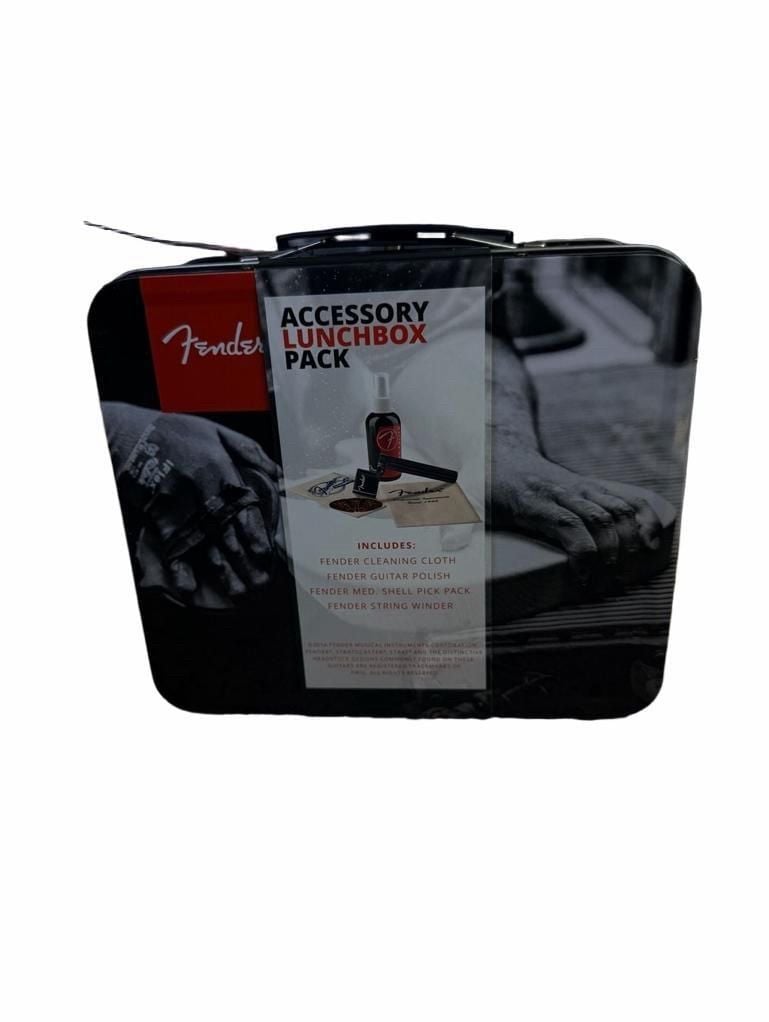 Fender Accessory Lunchbox Pack Essential Guitar Accessories Tin 4