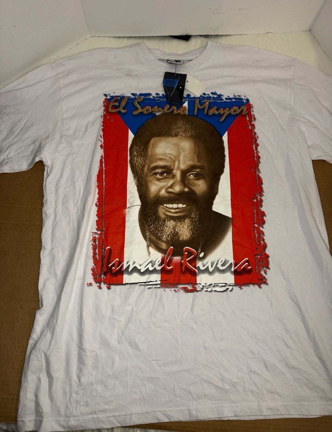 Vintage Ismael Rivera El Sonero Mayor Puerto Rico Graphic T-Shirt 3XL 2