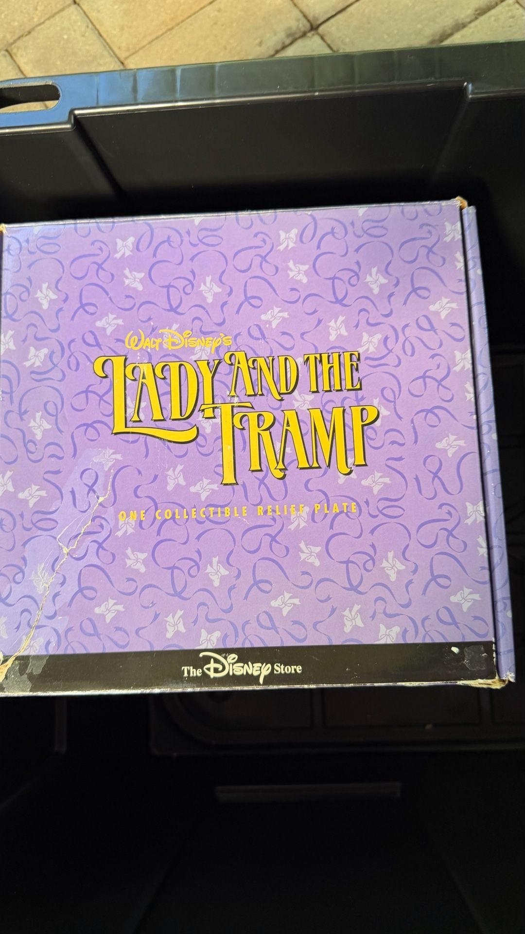 Walt Disney's Lady and the Tramp A Beautiful Bella Notte Collectible Plate. 4