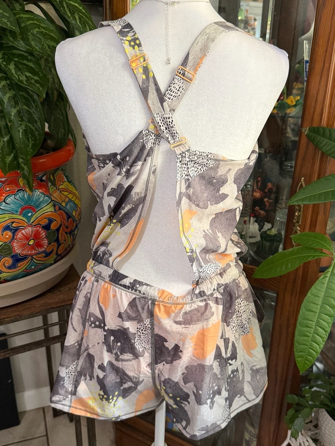Lululemon White Multicolor One Piece Romper 5