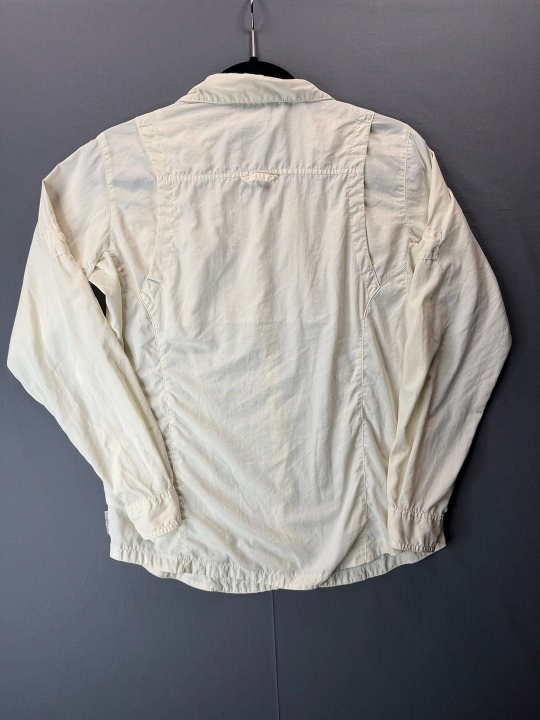 Columbia Titanium Women's Long Sleeve Hiking Shirt Size S Ivory White Vented 8