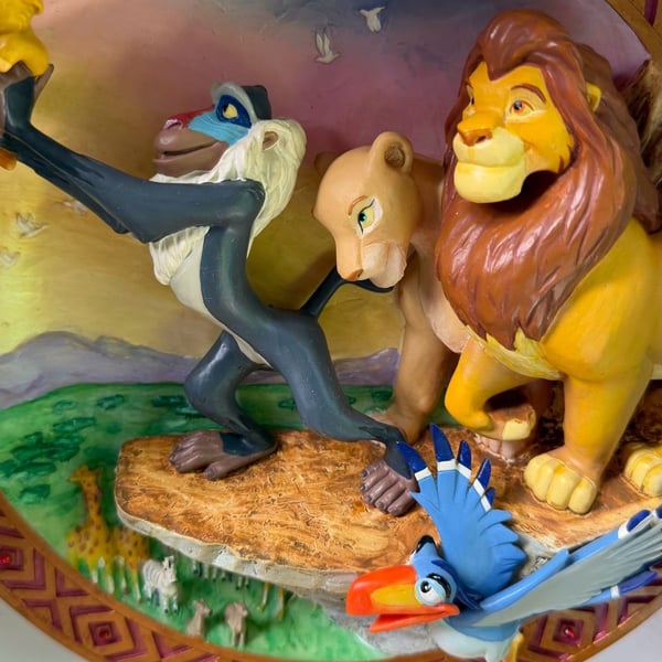 The Lion King The Circle of Life 3D Collectible Relief Plate Limited Edition