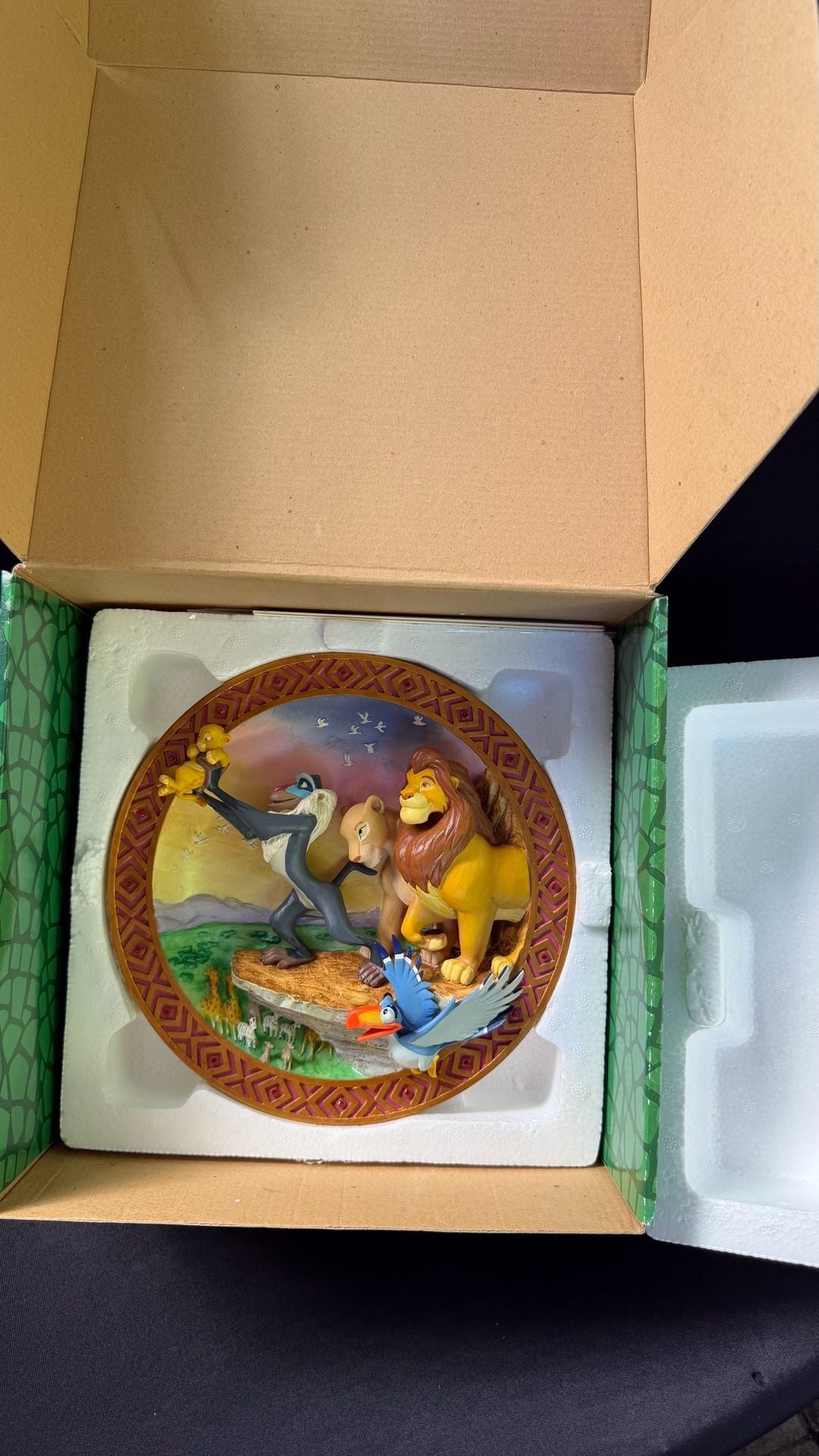 The Lion King The Circle of Life 3D Collectible Relief Plate Limited Edition 2