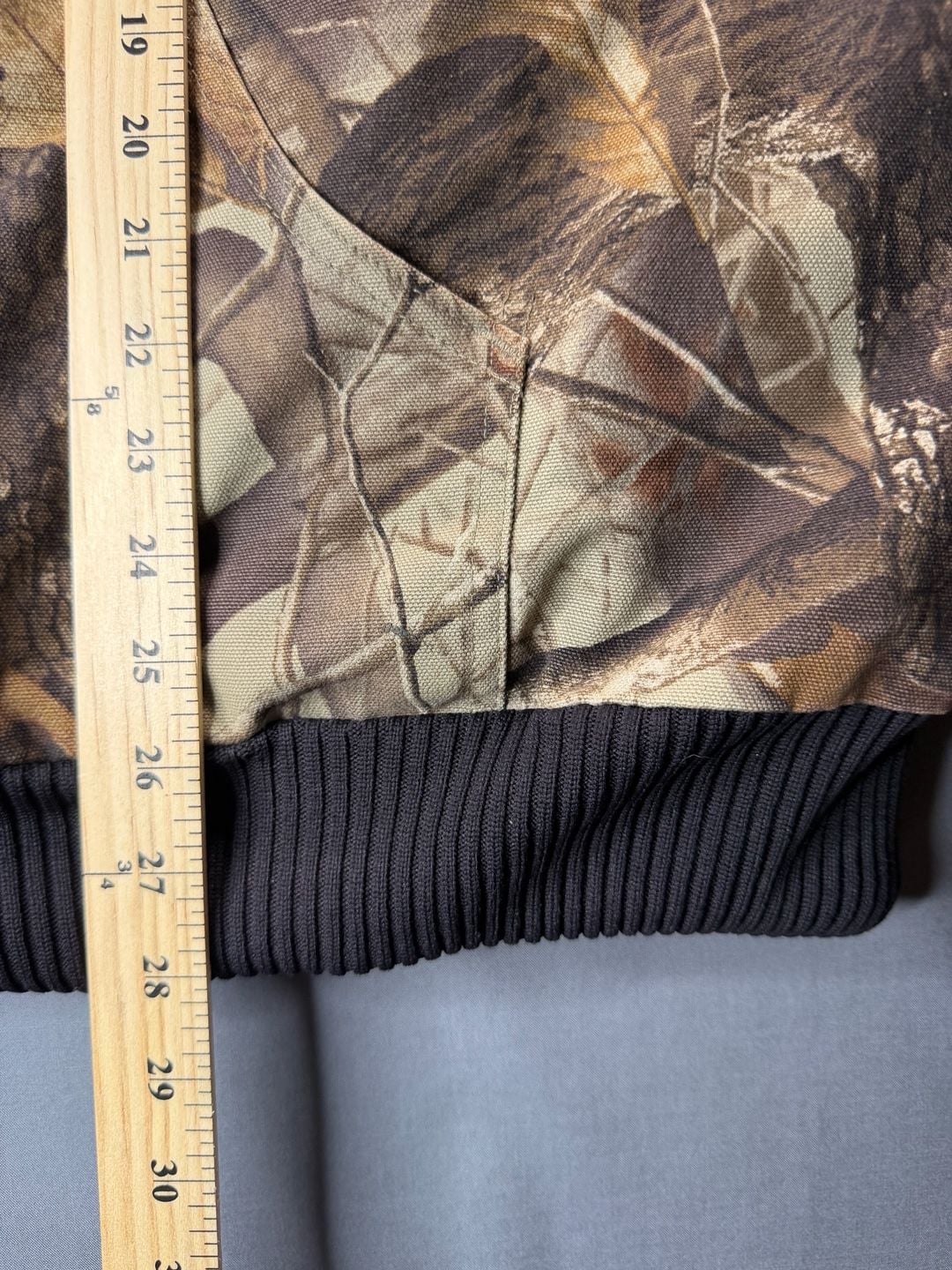 Vintage Carhartt J143 CMO Realtree Hardwoods Camo Thermal-Lined Jacket Mens 2XL 6
