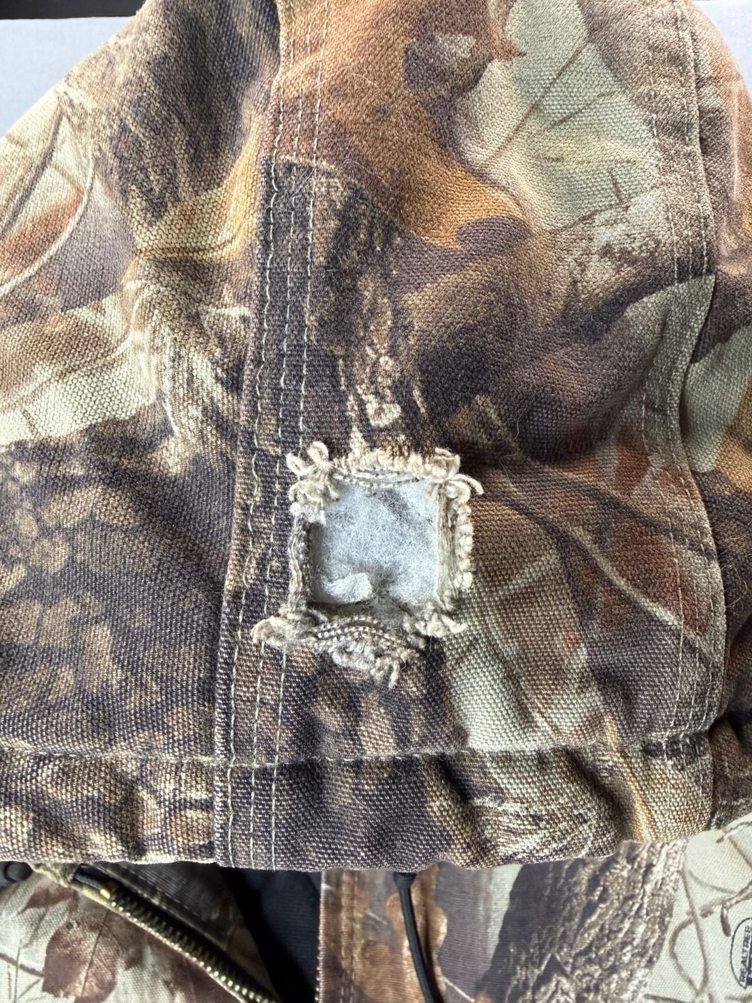 Vintage Carhartt J143 CMO Realtree Hardwoods Camo Thermal-Lined Jacket Mens 2XL 7
