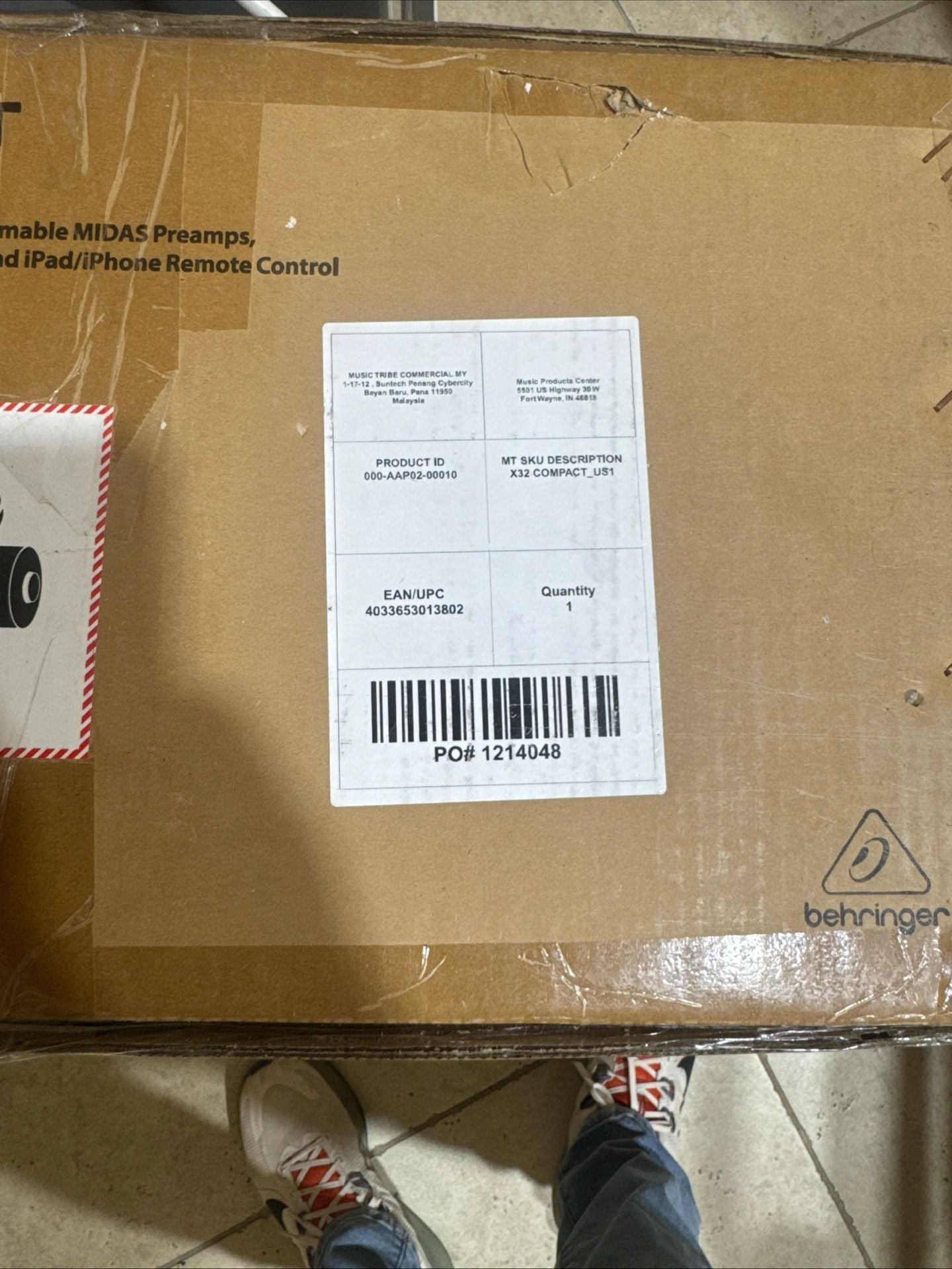 Behringer X32 COMPACT 40-Channel Digital Mixer. NEW UNOPENED 2