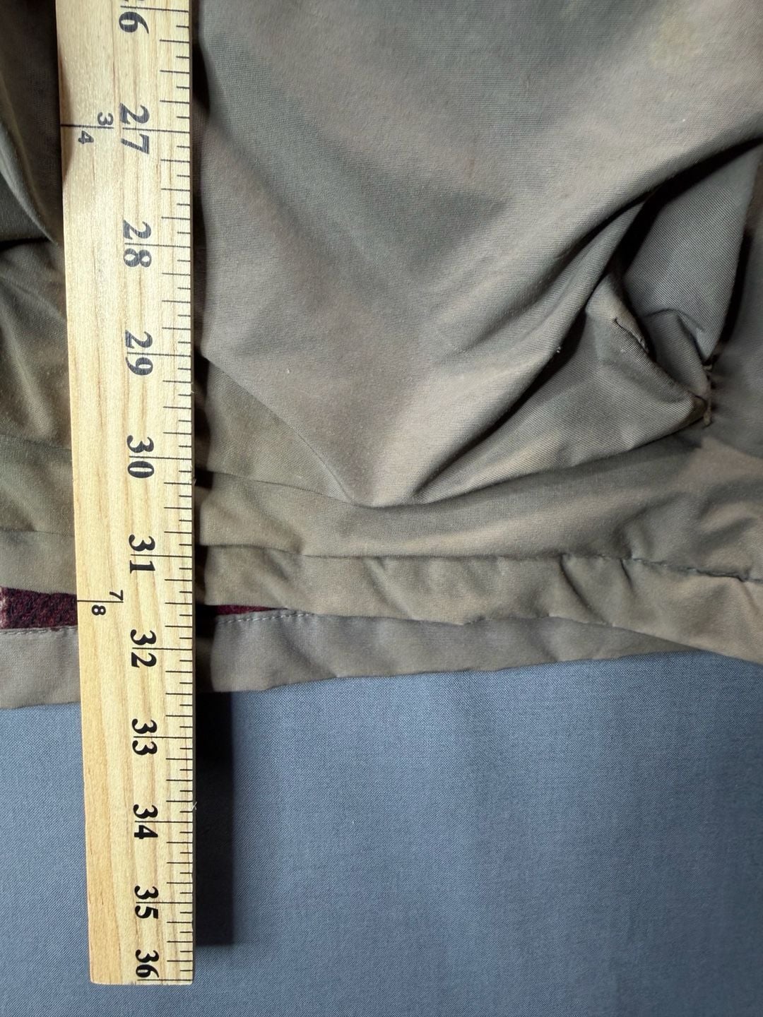VTG LL Bean Jacket Mens XL Gray Baxter State Wool Lined Parka 80s USA Hooded 5