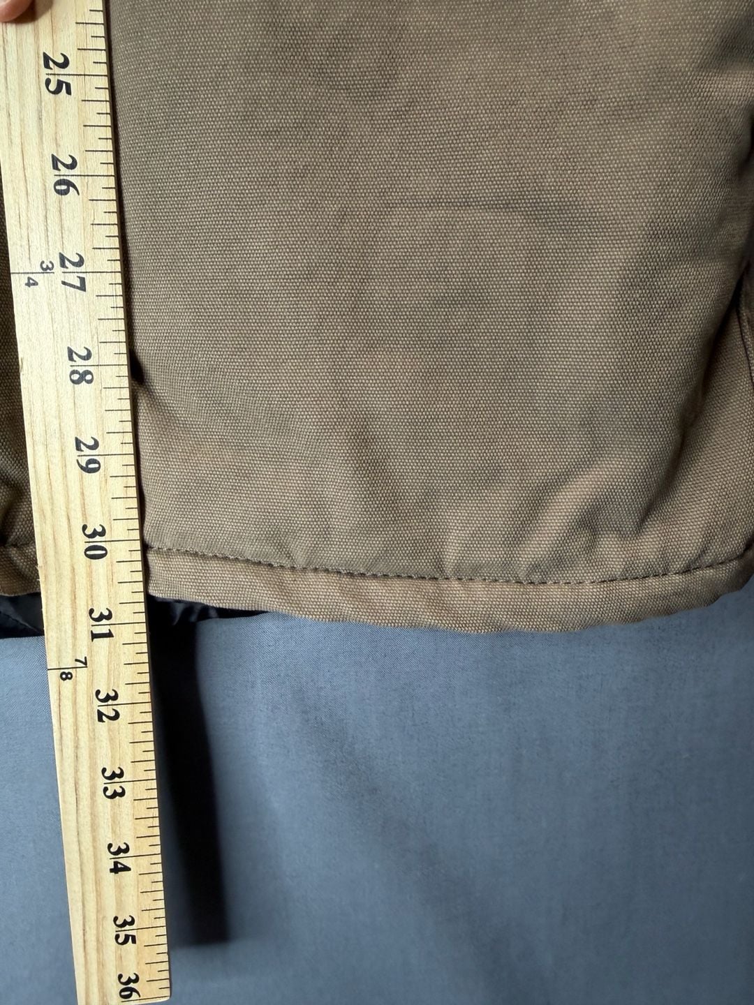 Vintage Dickies Brown Canvas Quilted Lined Hooded Work Jacket Men's Size 2XL 6