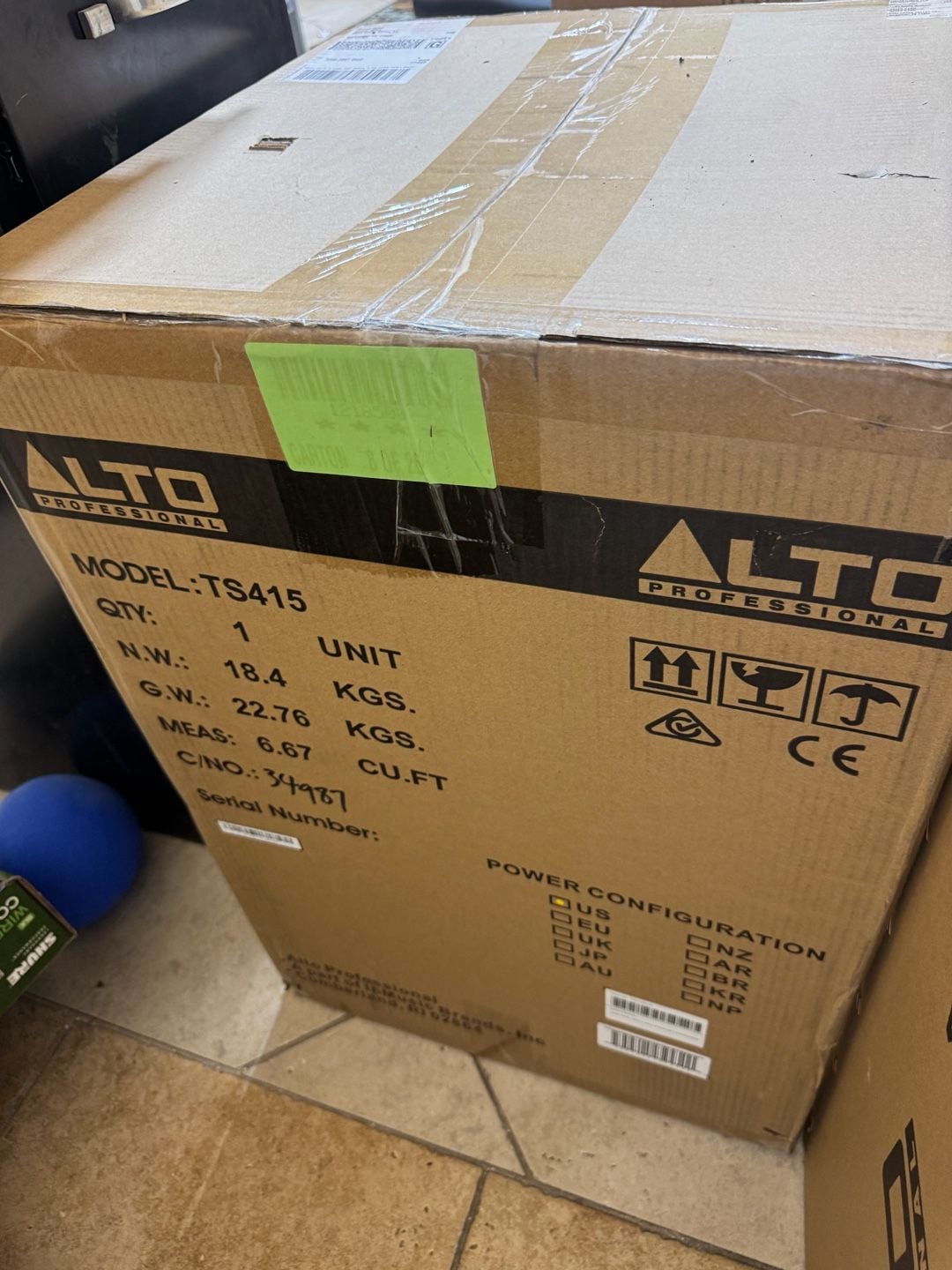 Alto Professional TS415 2500W 15-Inch Powered PA Speaker 8