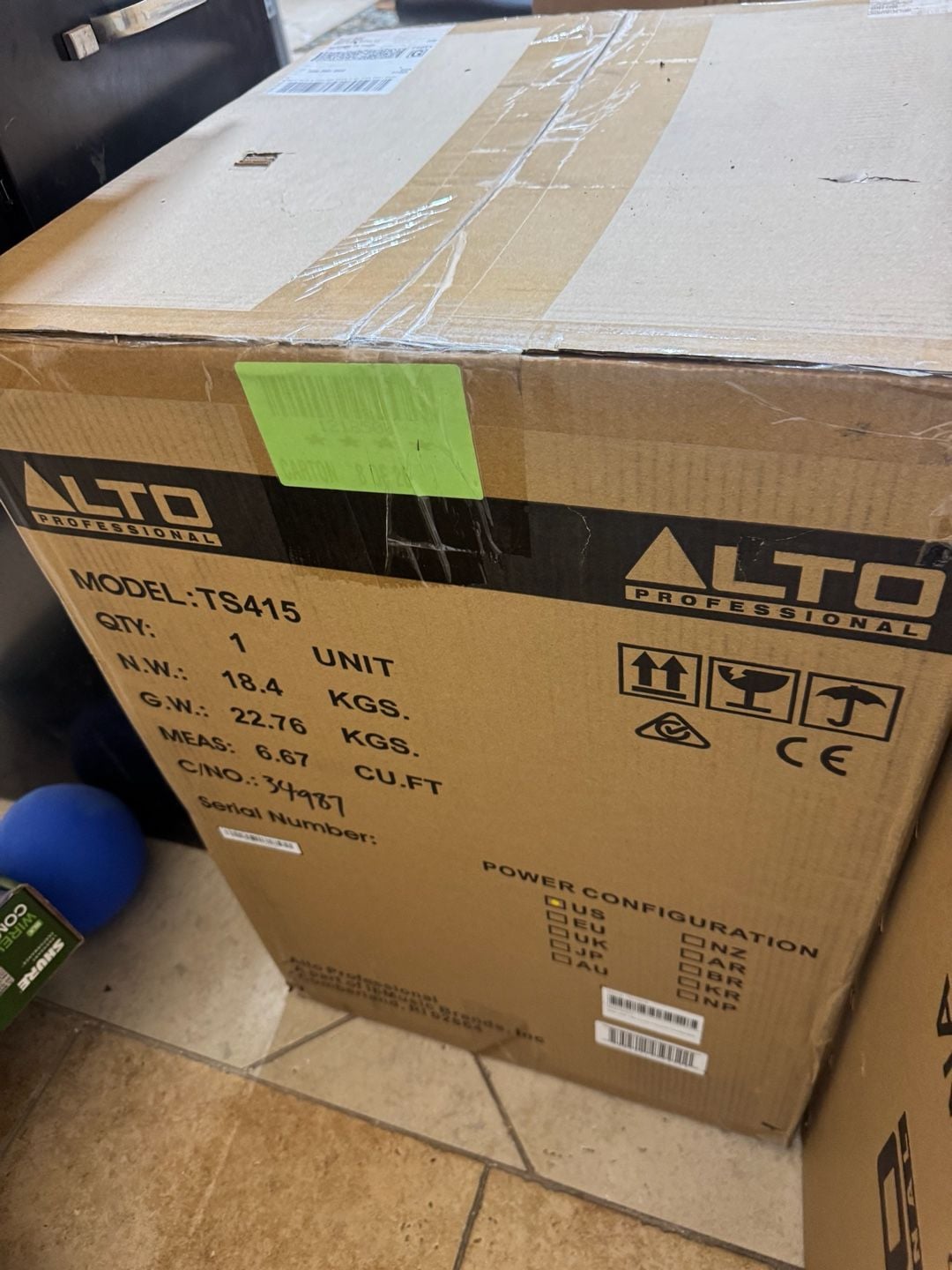 Alto Professional TS415 2500W 15" 2-Way Powered Loudspeaker 7