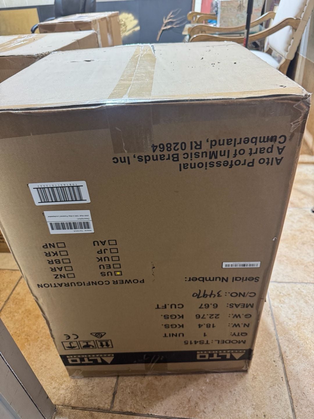 Alto Professional TS415 2500W 15" 2-Way Powered Loudspeaker 12