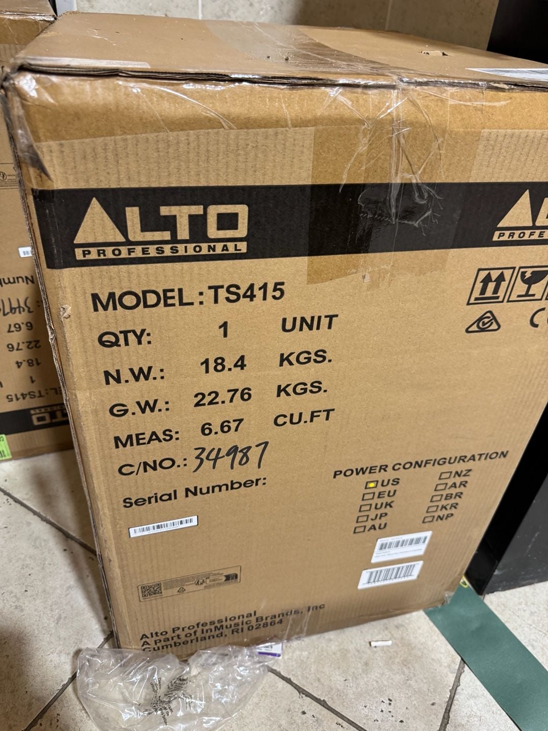 Alto Professional TS415 2500W 15" 2-Way Powered Loudspeaker 14