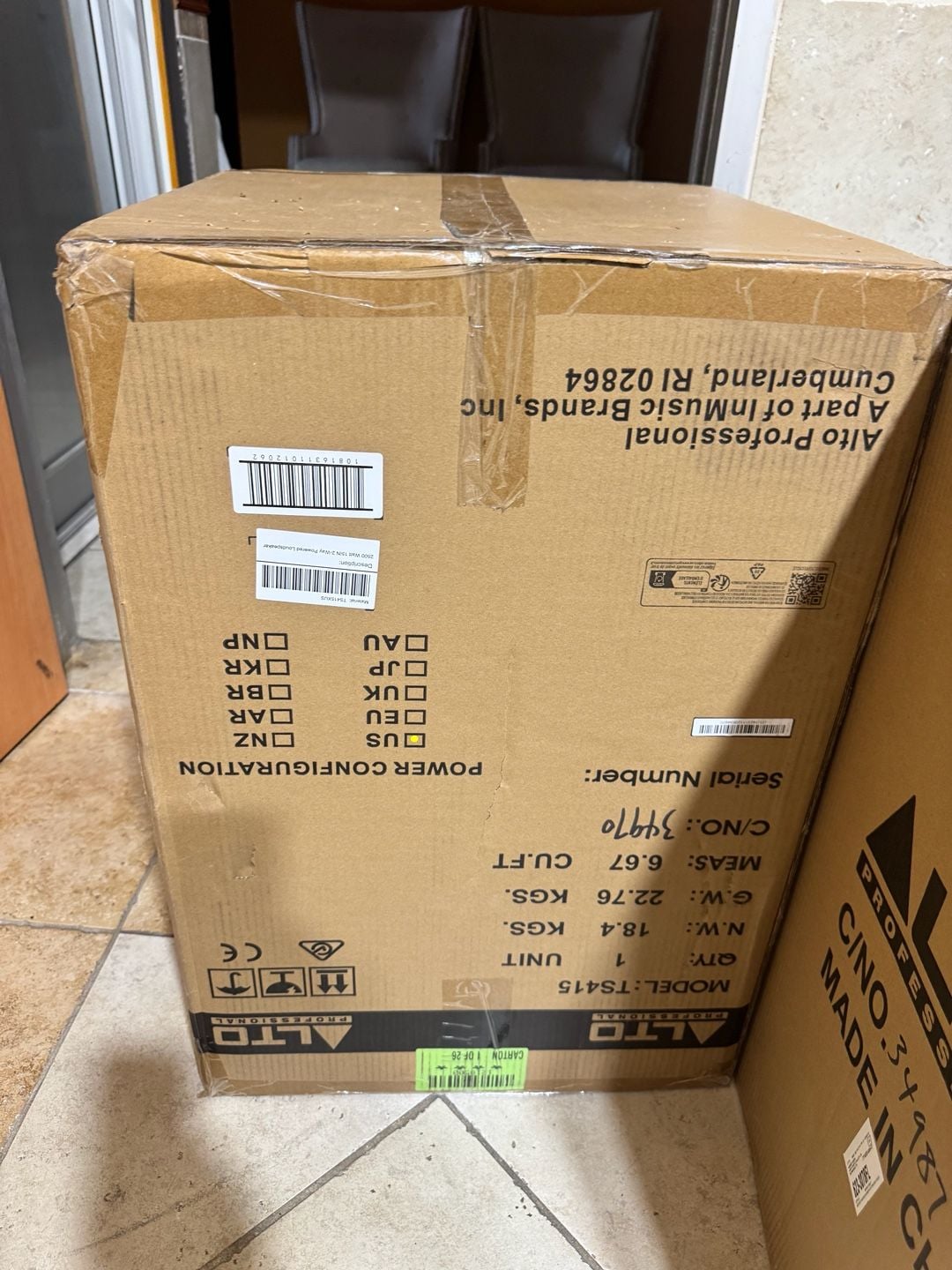 Alto Professional TS415 2500W 15" 2-Way Powered Loudspeaker 17