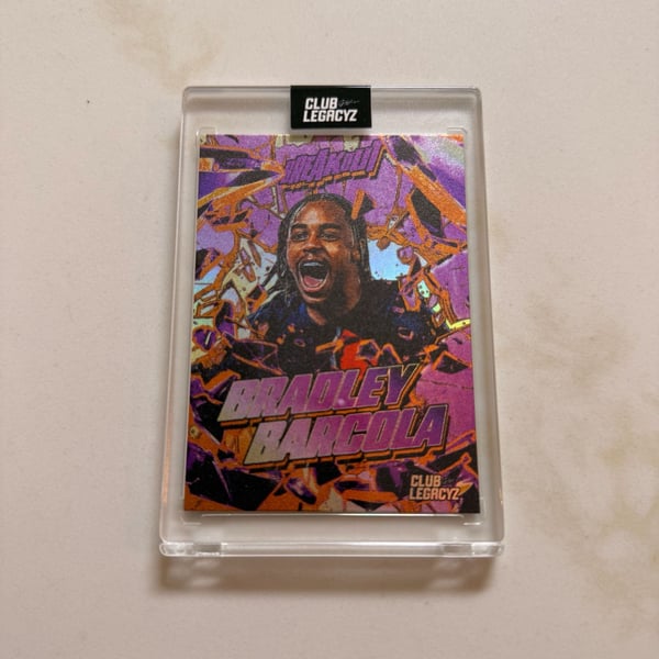 2025 Club Legacyz Bradley Barcola Breakout Next Wave Classic Edition #41/100