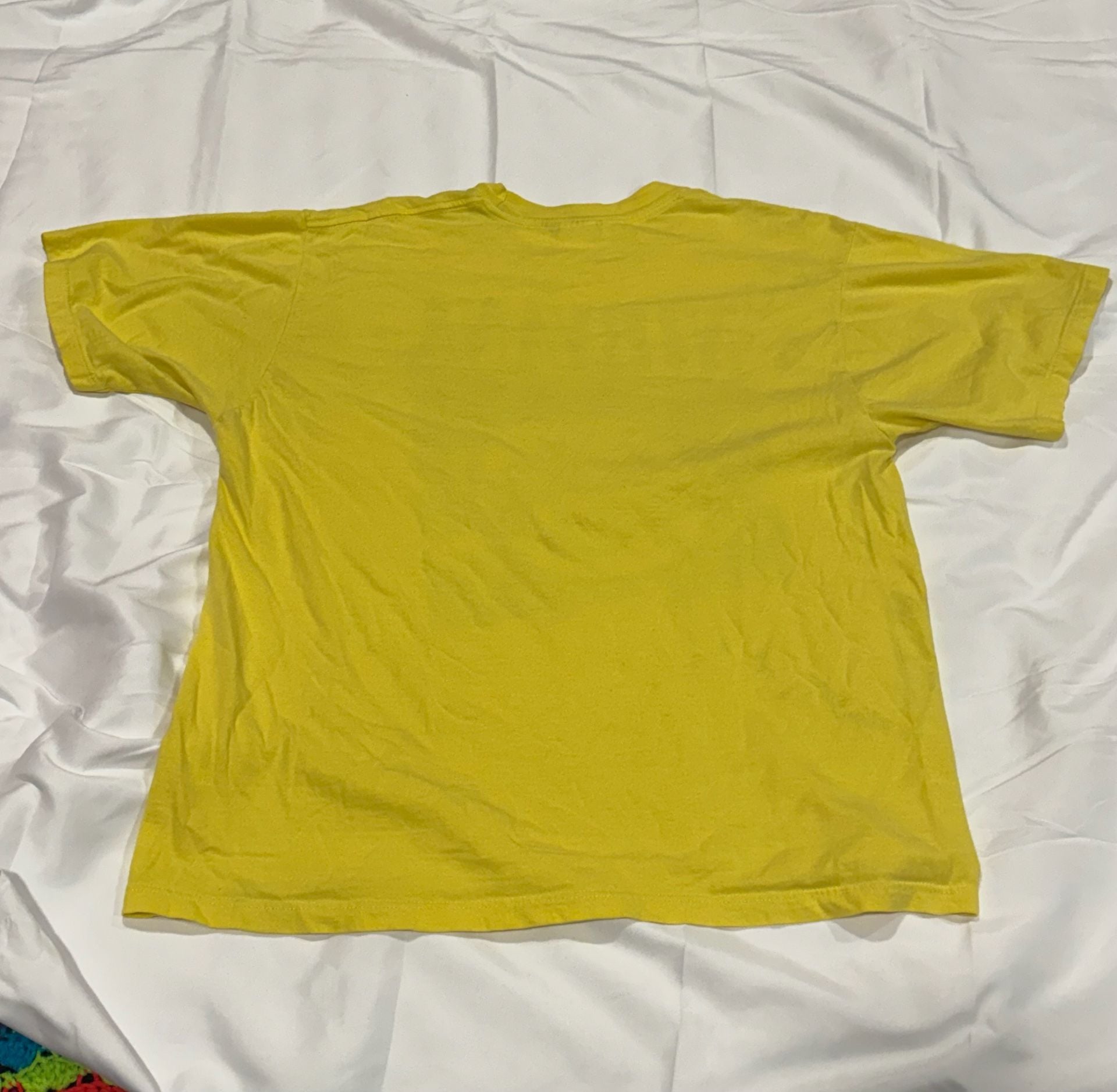 Vintage late 90’s Nirvana yellow nevermind smiley band grunge shirt 6