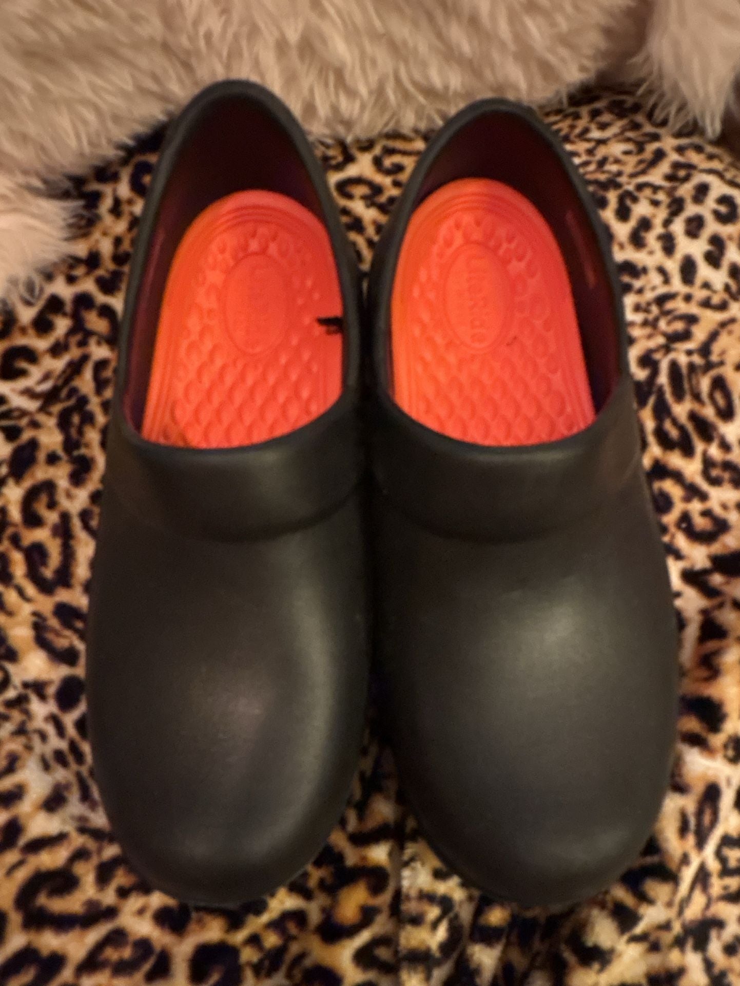 Crocs On-the-Clock LiteRide Work Clogs Black Women's Size 6 1