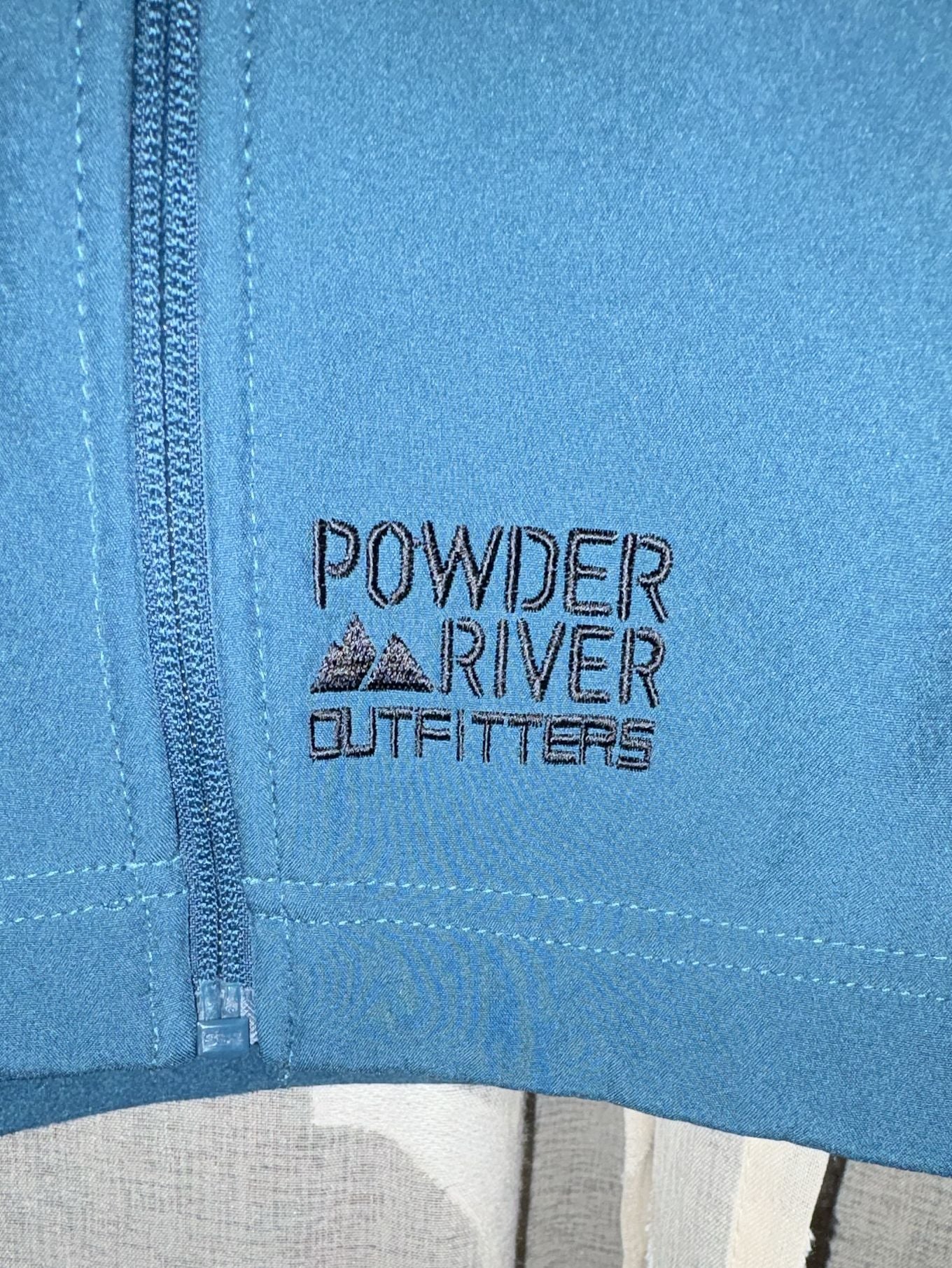 Powder River Outfitters Performance Teal Softshell Vest XXL 3