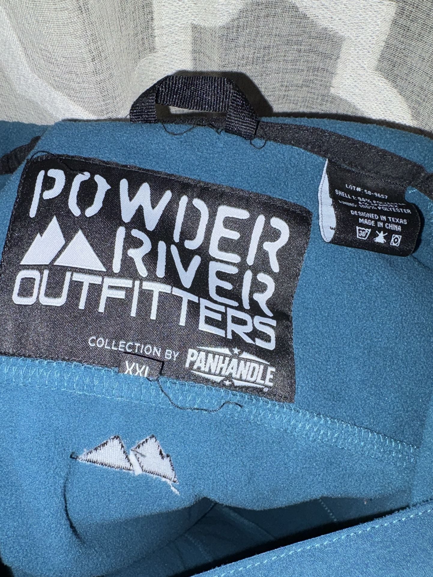 Powder River Outfitters Performance Teal Softshell Vest XXL 5