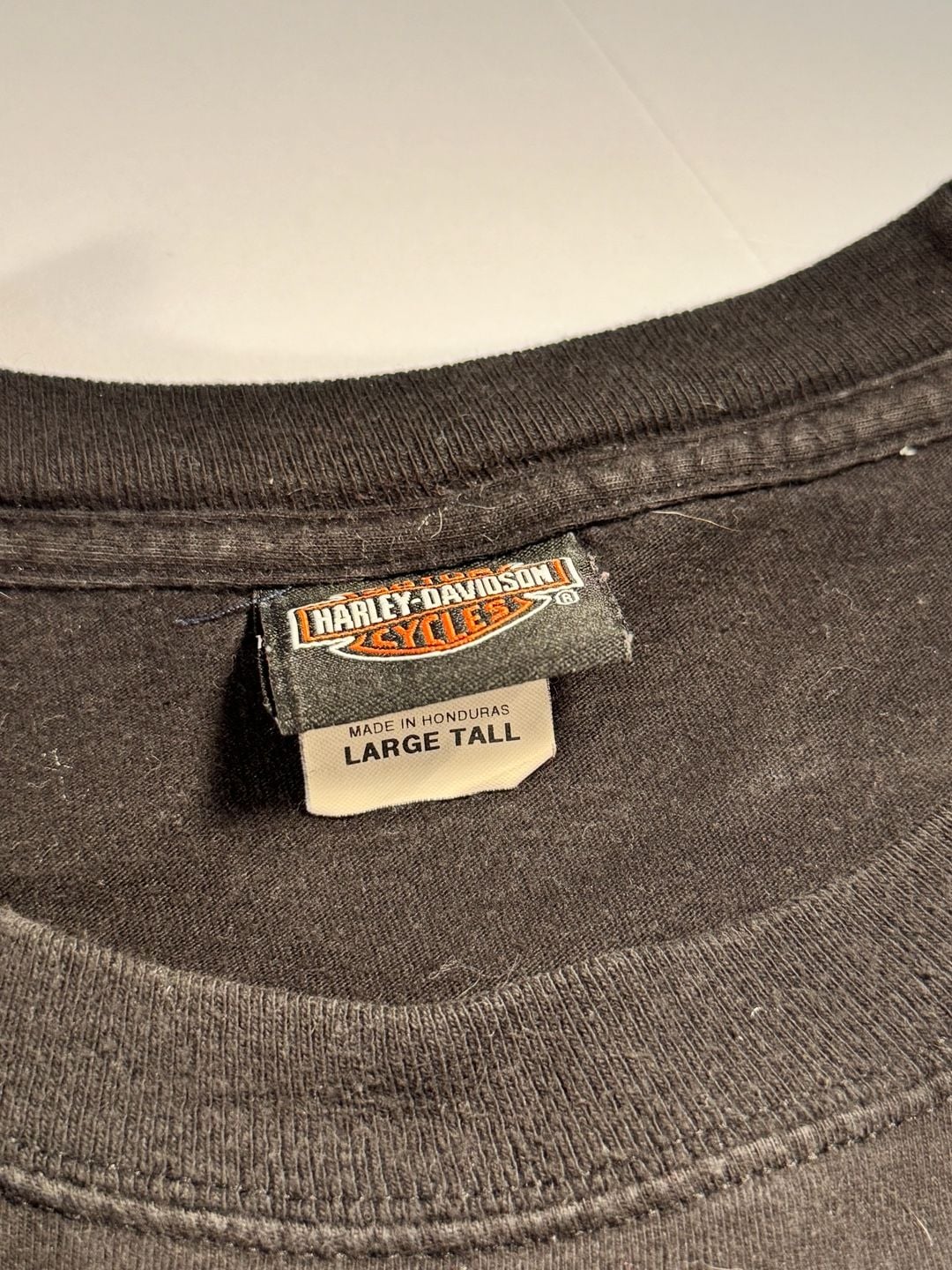 Harley-Davidson Fort Wayne Indiana Dealership Graphic T-Shirt Black Large Tall 4