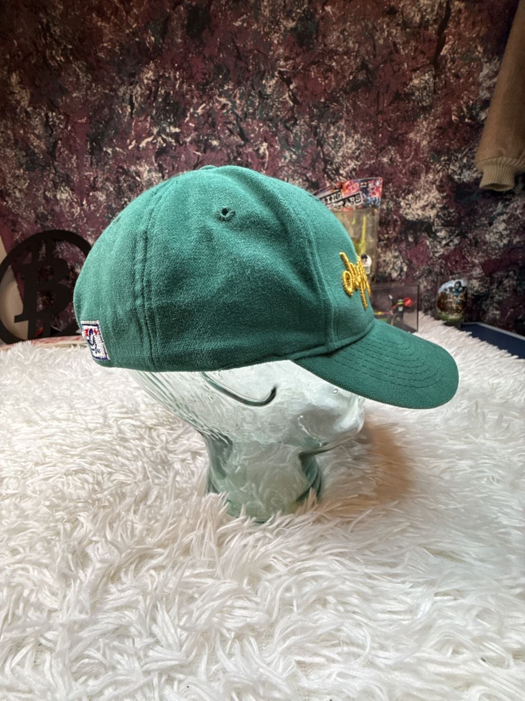 Vintage The Game 1996 Atlanta Olympics Green Script Snapback Hat 6