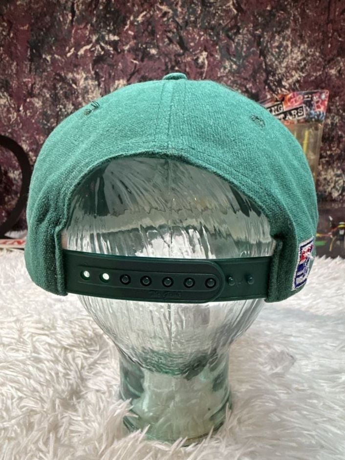 Vintage The Game 1996 Atlanta Olympics Green Script Snapback Hat 4