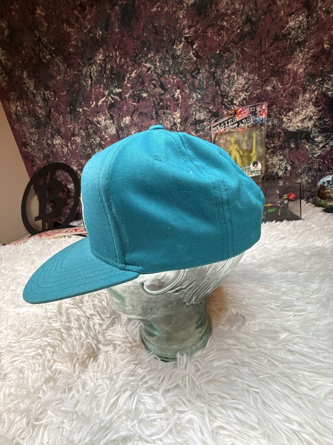 San Jose Sharks Youth NHL Snapback Hat Teal Flat Bill Cap 3