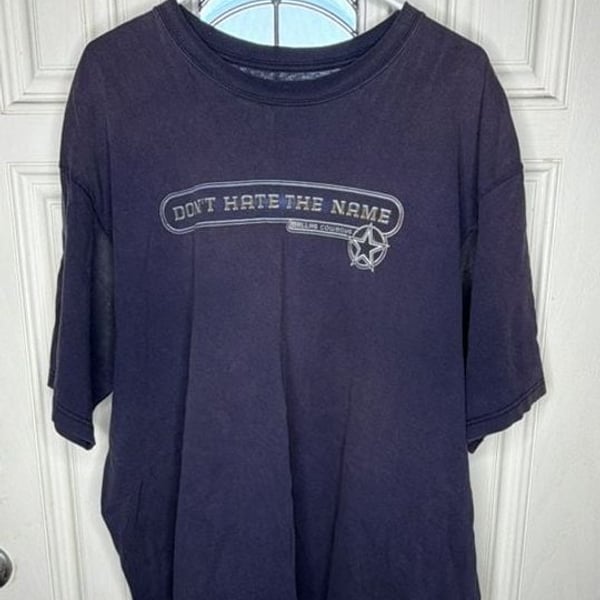 Reebok Dallas Cowboys 'Don't Hate the Name' T-Shirt, Size 2XL