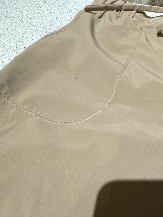 Albion Fit Women's Taupe Active Jogger Pants with Ankle Zippers Size M 4