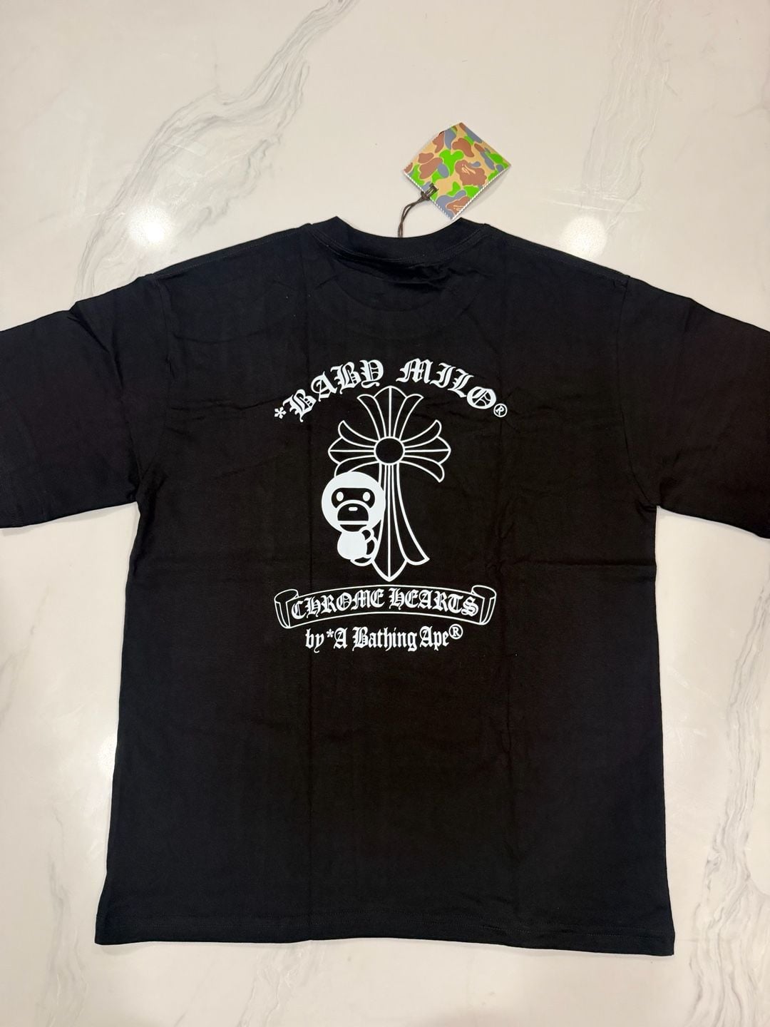 A Bathing Ape x Chrome Hearts T-Shirt Black Size M 3
