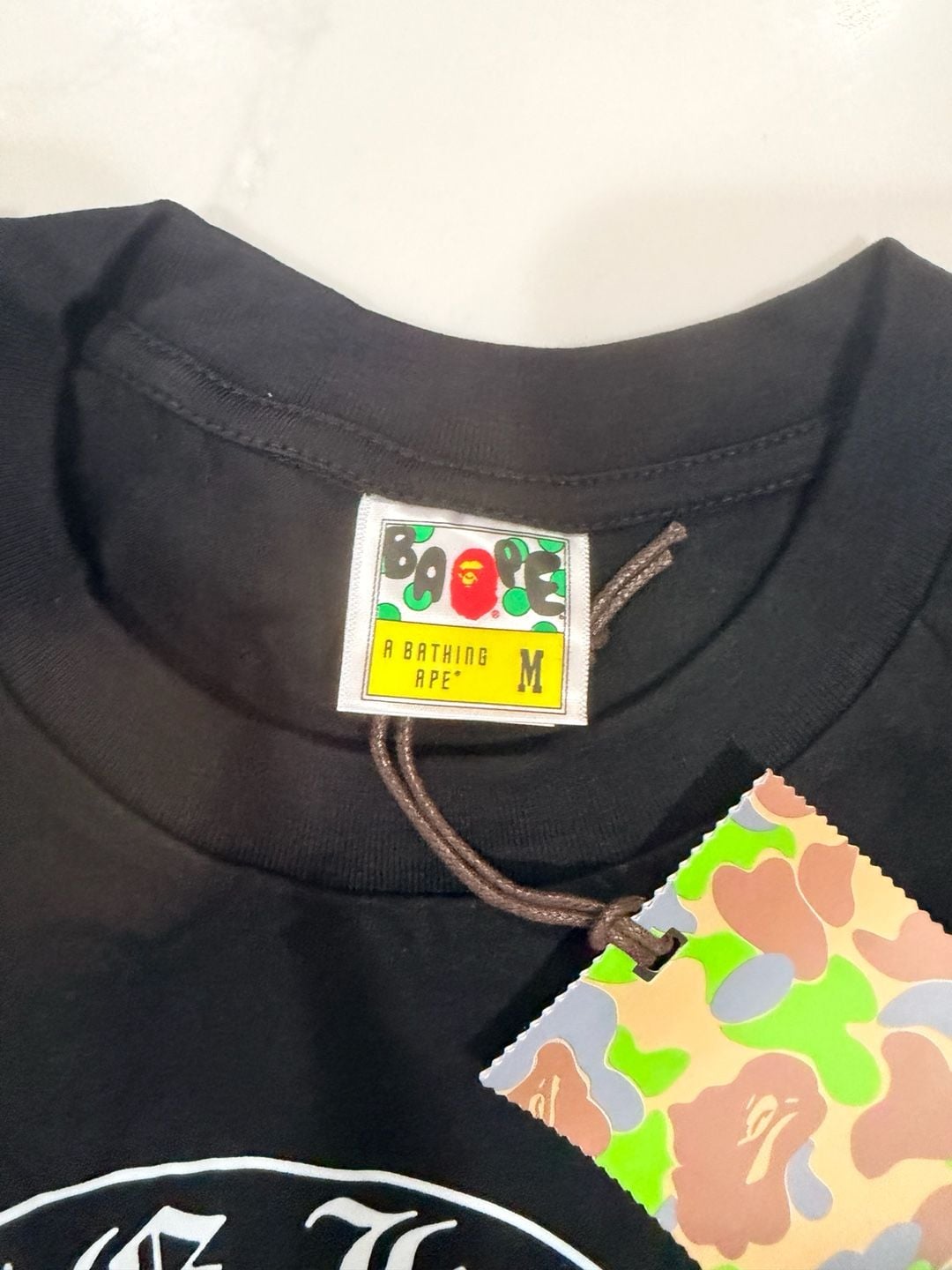 A Bathing Ape x Chrome Hearts T-Shirt Black Size M 5