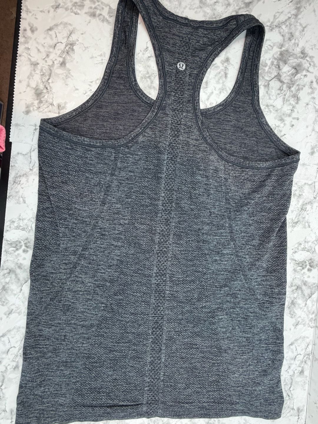 Lululemon Swiftly Tech Racerback Tank Top Bundle Coral and Grey, both Size 8 3