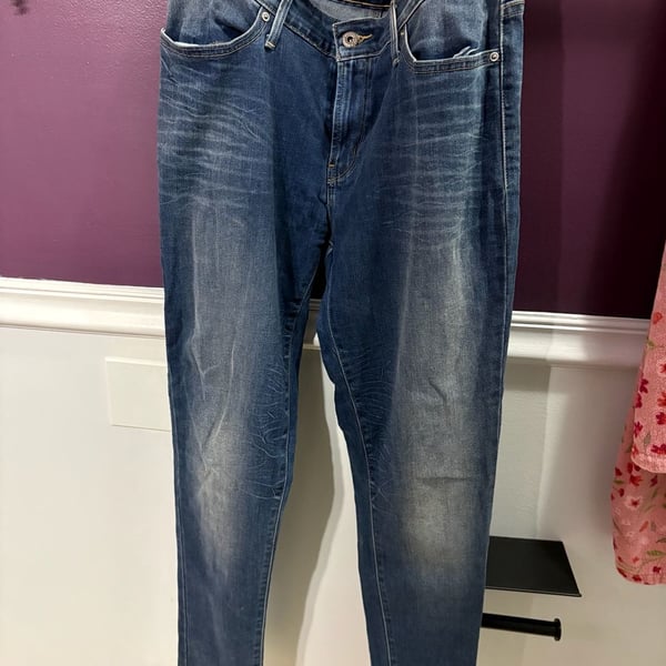 Levi's Womens Blue Denim Skinny Jeans