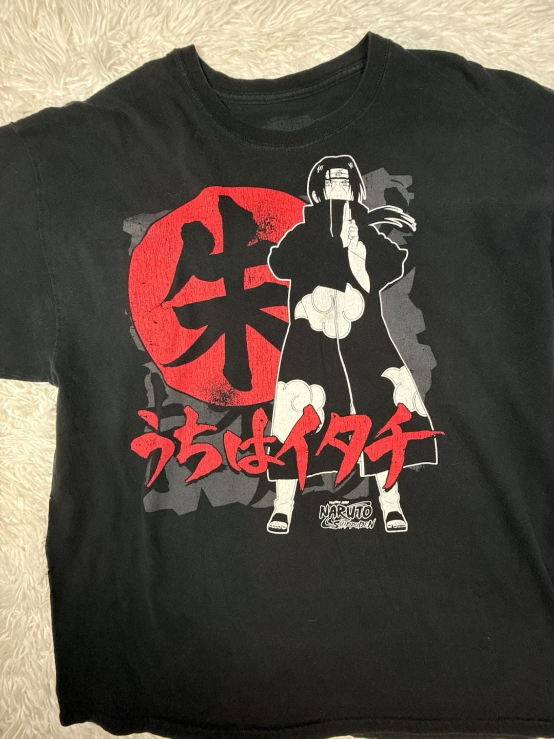 Ripple Junction Naruto Shippuden Itachi Uchiha Akatsuki Graphic T-Shirt Black 2