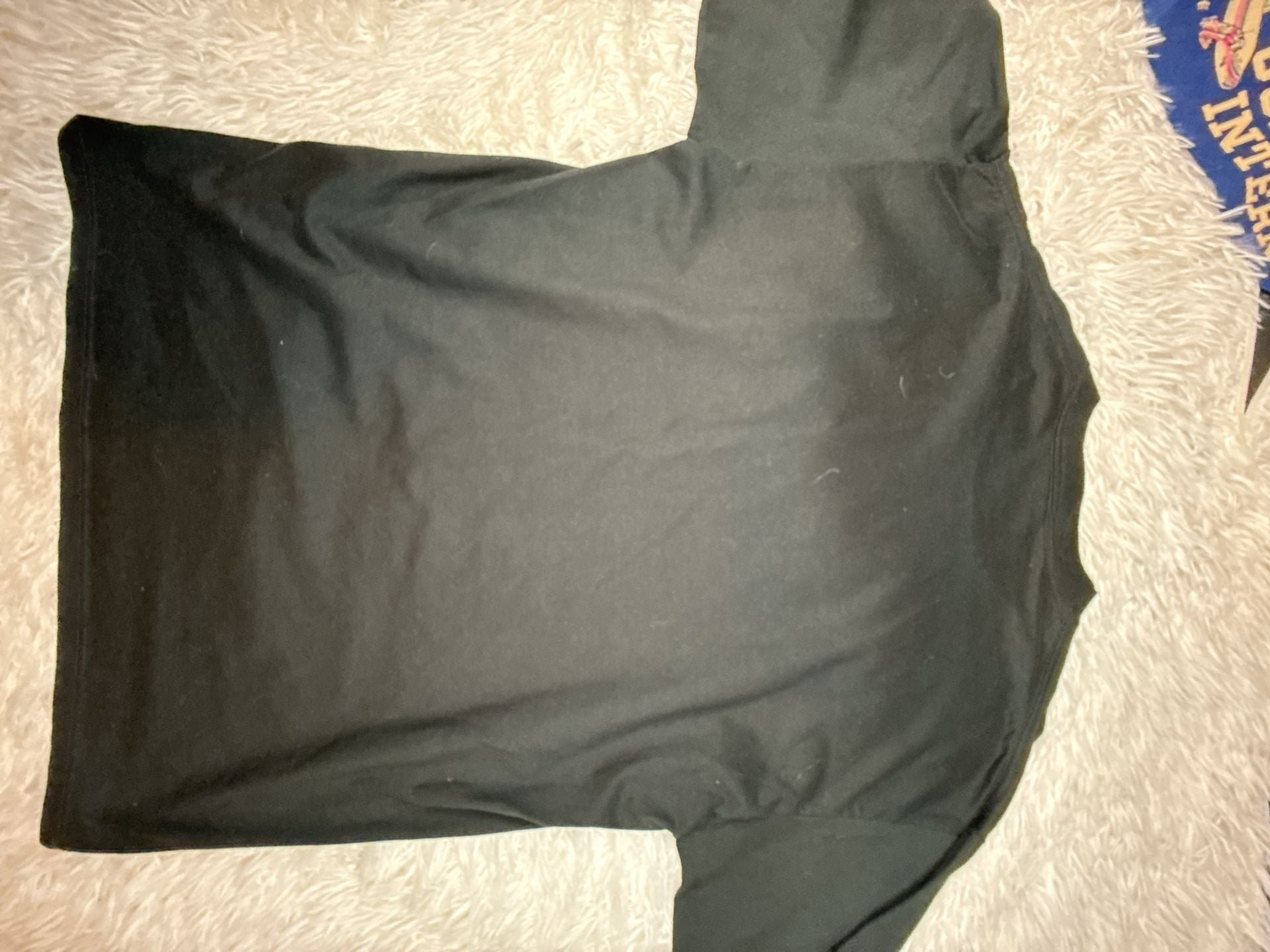 Vintage 1993 Jerzees Saxophone Just Play It Graphic T-Shirt Black XL 8