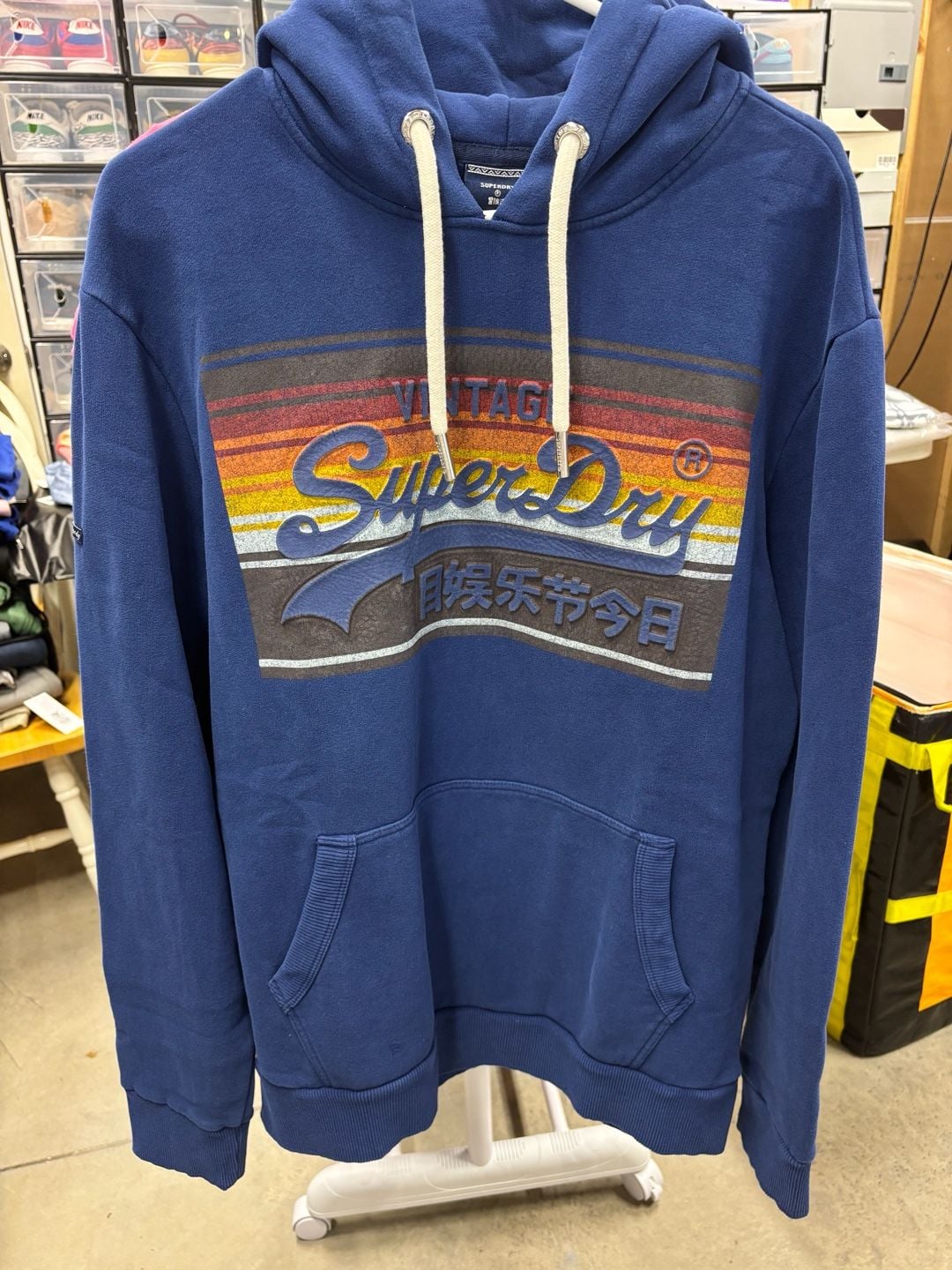 Superdry Vintage VL Cali Hood Supermarine Navy Size XL 2