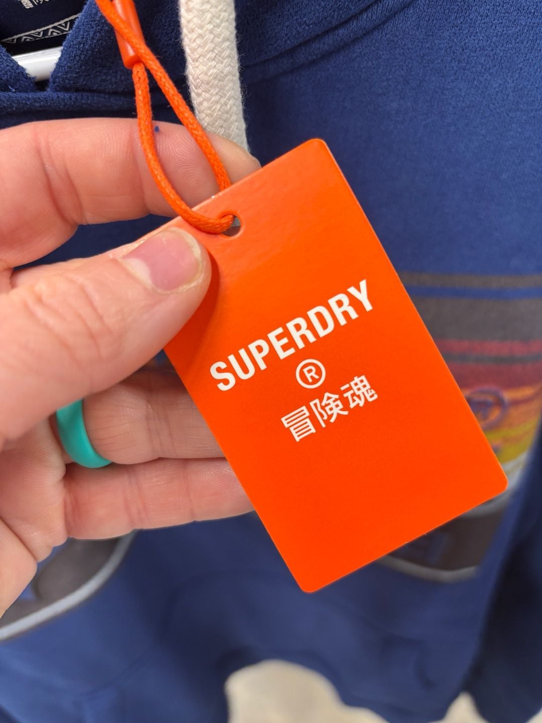 Superdry Vintage VL Cali Hood Supermarine Navy Size XL 4