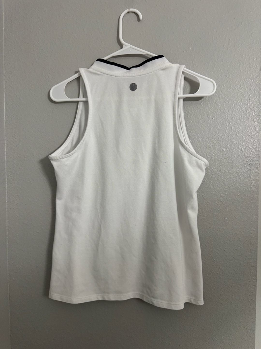 Threads 4 Thought ReActive Half Zip Tennis Tank Top White Size M 4