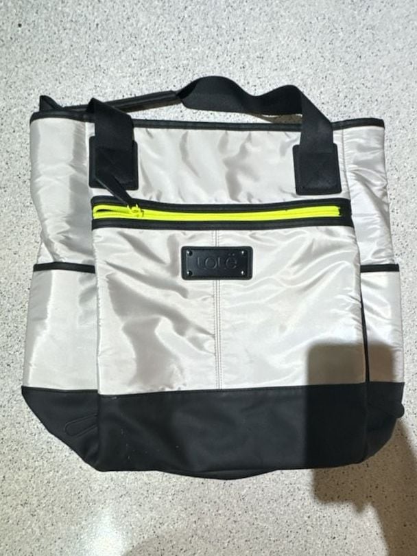 Lole Lily Tote Convertible Backpack Gray and Black 2