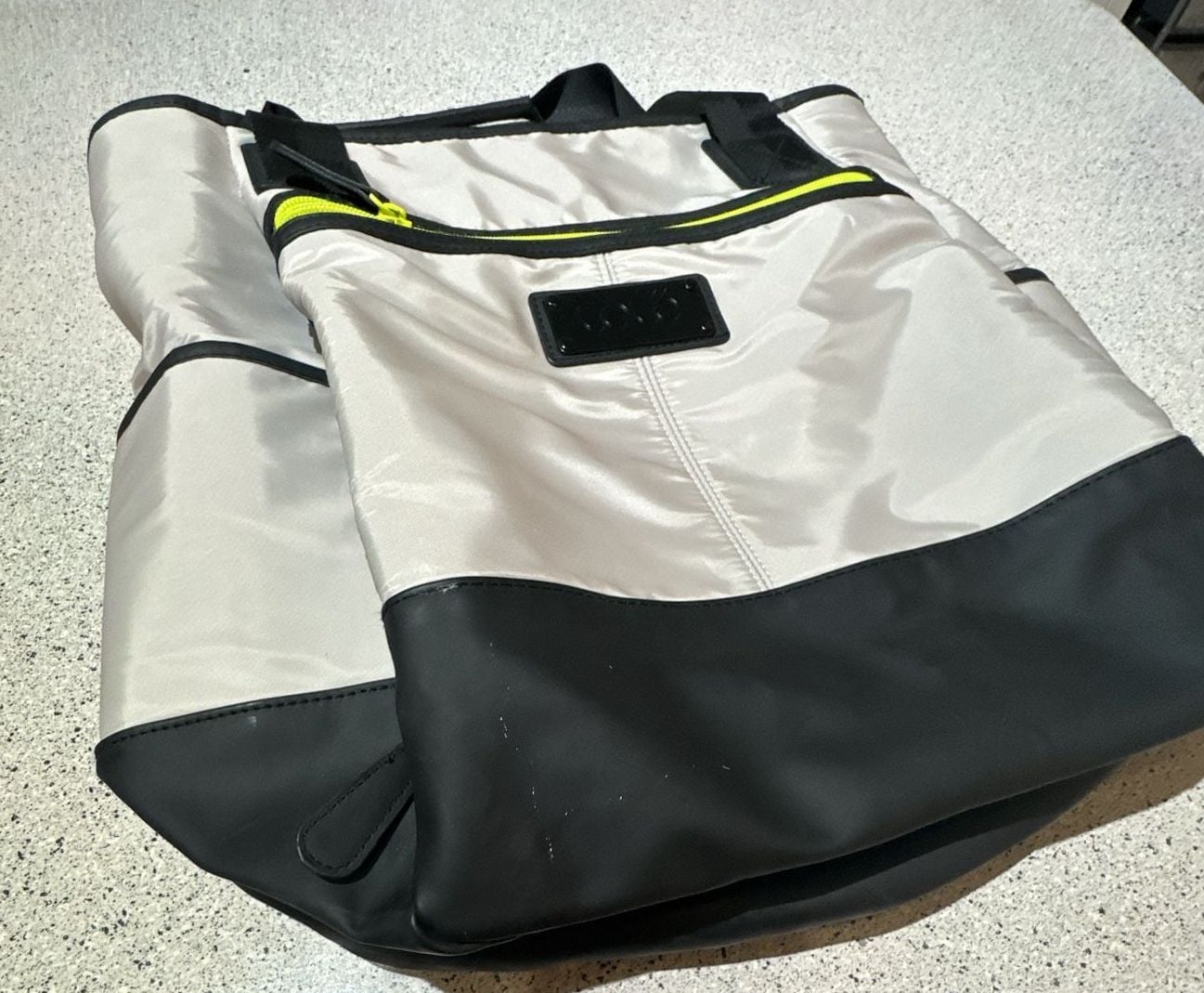 Lole Lily Tote Convertible Backpack Gray and Black 4