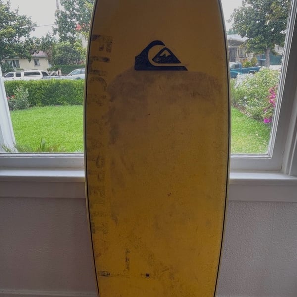 Quiksilver Bat Softboard Fish Yellow 