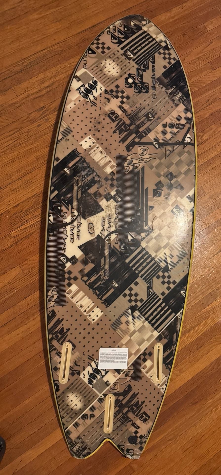 Quiksilver Bat Softboard Fish Yellow 2