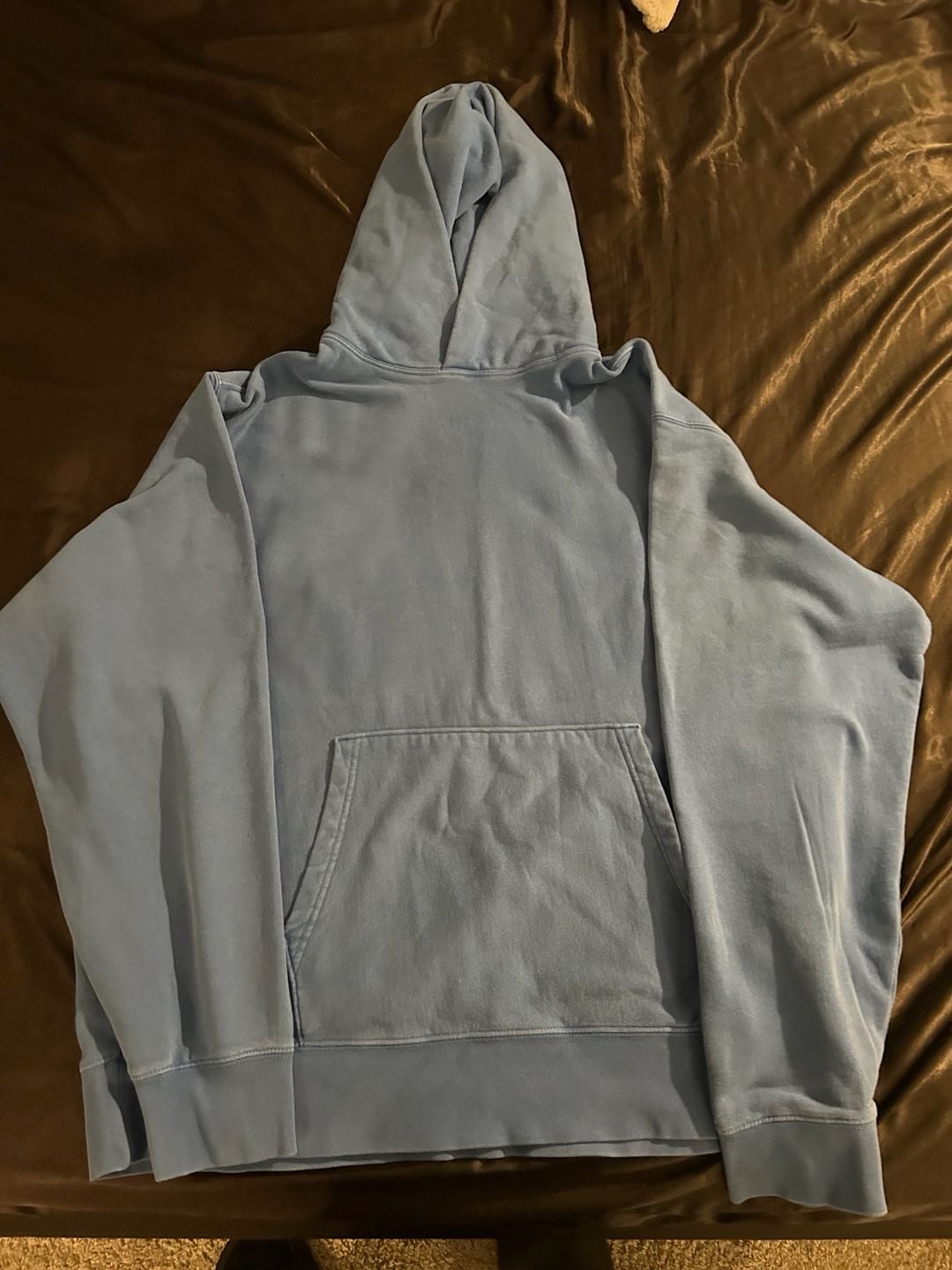 Vintage y2k American Eagle Light Blue Pullover Hoodie XL Tall 2