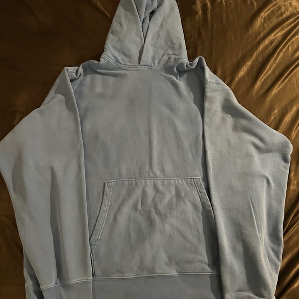 Vintage y2k American Eagle Light Blue Pullover Hoodie XL Tall