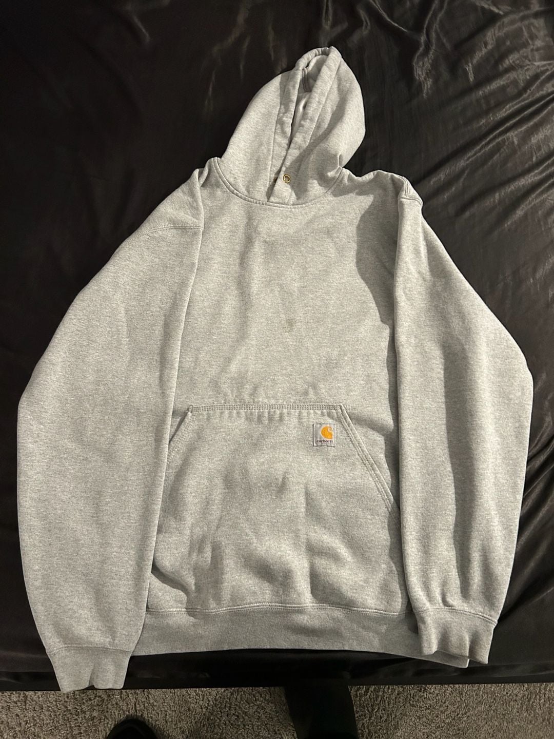 Carhartt Loose Fit Gray Pullover Hoodie Sweatshirt XL 2