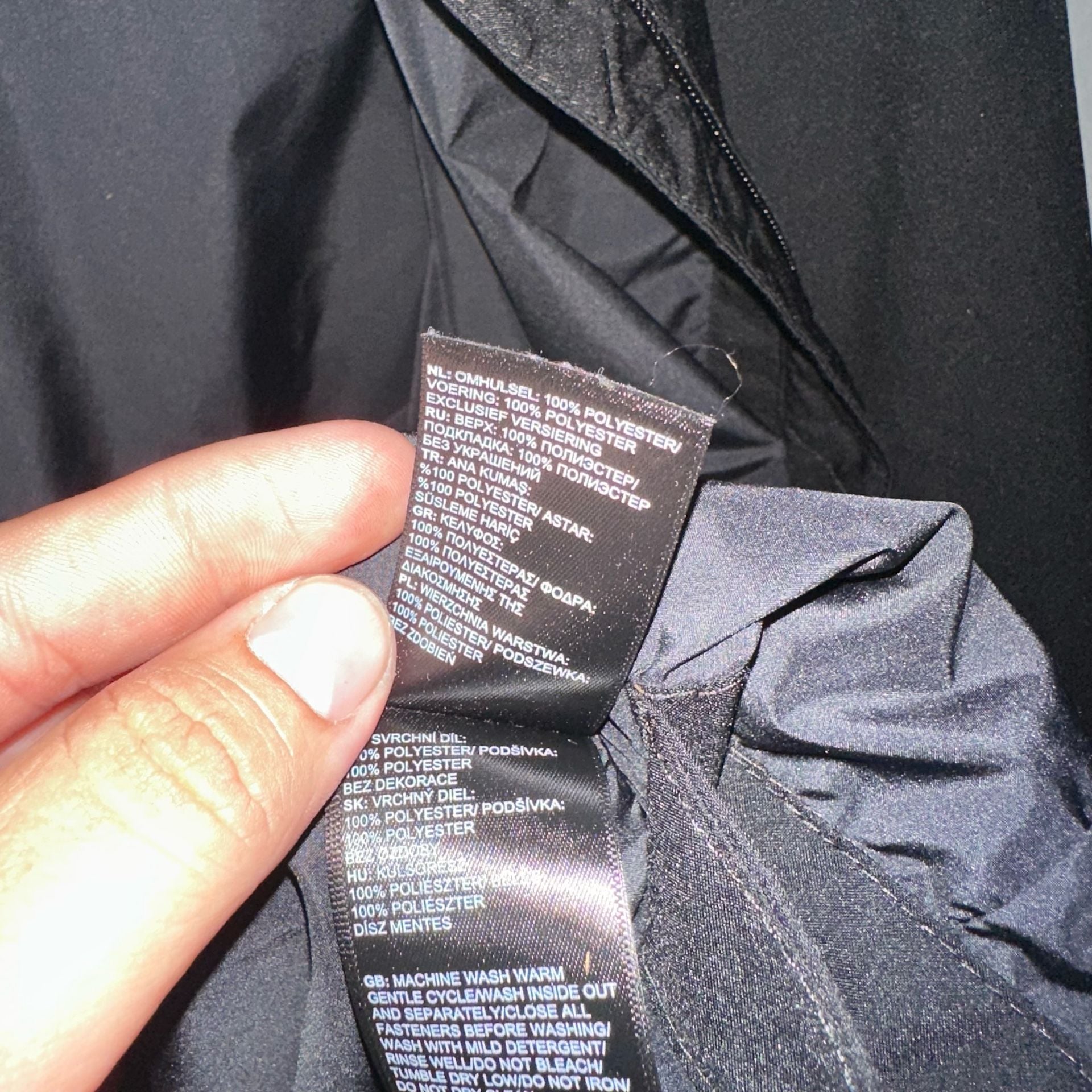 The North Face Women's City Breeze Rain Trench Jacket Black Size M 9