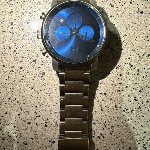 MVMT Chrono Midnight Silver MC01-SBLU Men's Stainless Steel Watch
