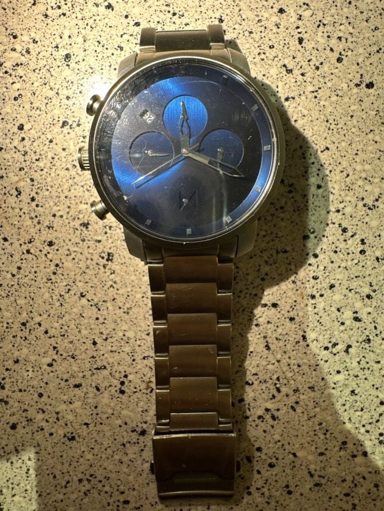 MVMT Chrono Midnight Silver MC01-SBLU Men's Stainless Steel Watch 3