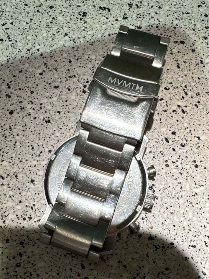 MVMT Chrono Midnight Silver MC01-SBLU Men's Stainless Steel Watch 5