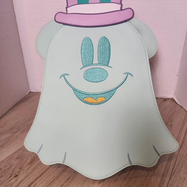 Loungefly Disney Pastel Mickey Mouse Ghost Glow-in-the-Dark Mini Backpack