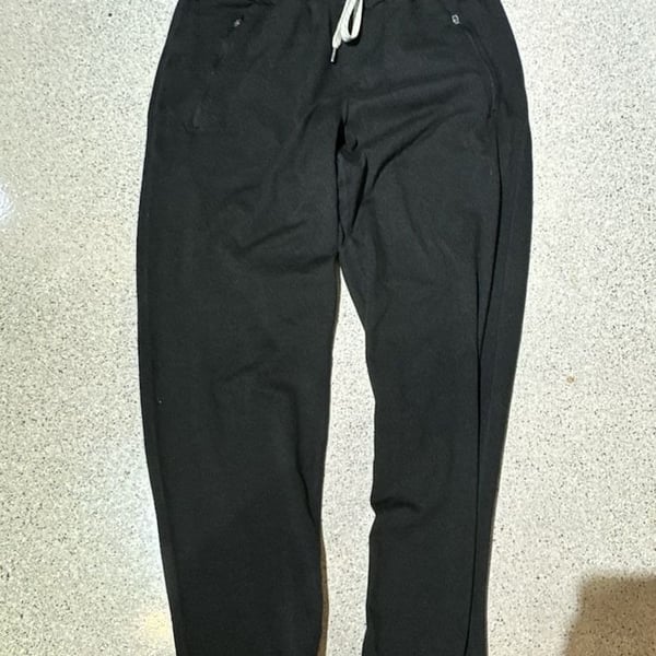 Vuori Men's Ponto Performance Jogger V438 Size S Black Heathered Sweatpants